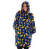 Snuggs Blanket Hoodie Dark Blue Bolt
